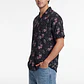 Camisa Viscosa Calavera Hombre Negro - Miniatura 1