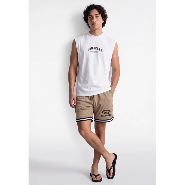 Bermuda California Hombre Beige 3