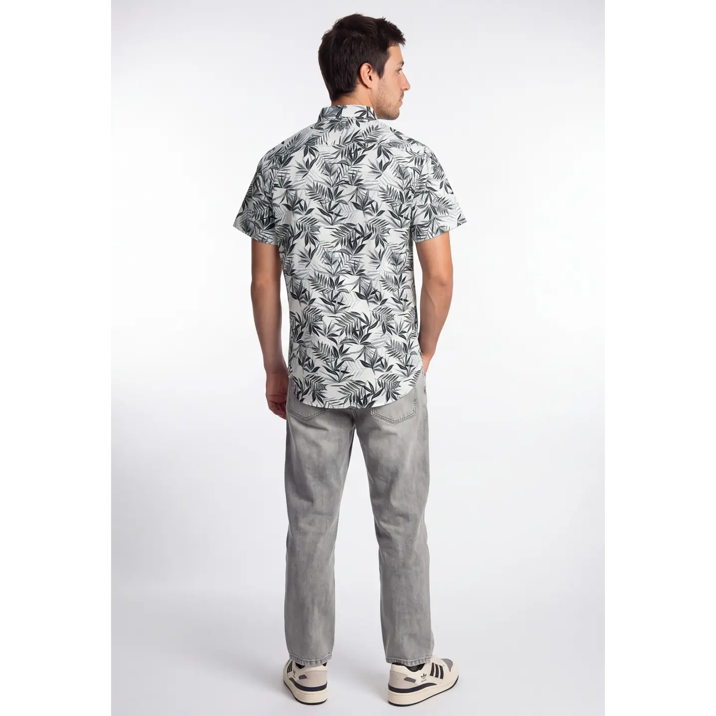 Camisa Popelina Hombre Blanco 2