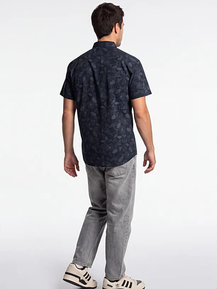 Camisa Popelina Hombre Negro