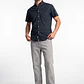 Camisa Popelina Hombre Negro - Miniatura 3