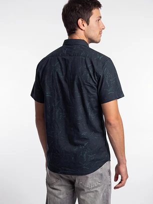 Camisa Popelina Hombre Negro