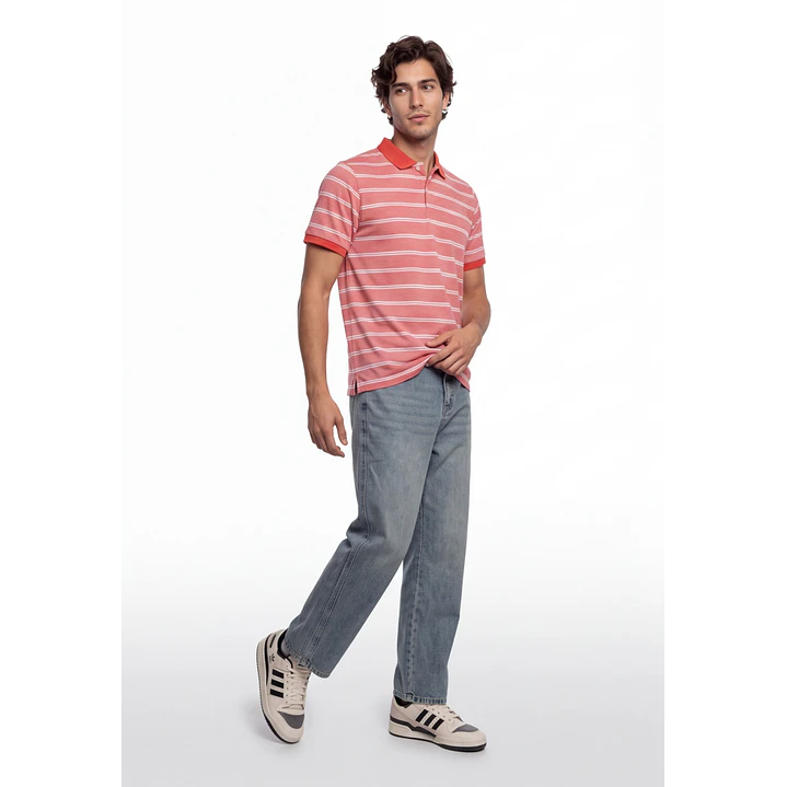 Polera Básica Hombre Rosado 3