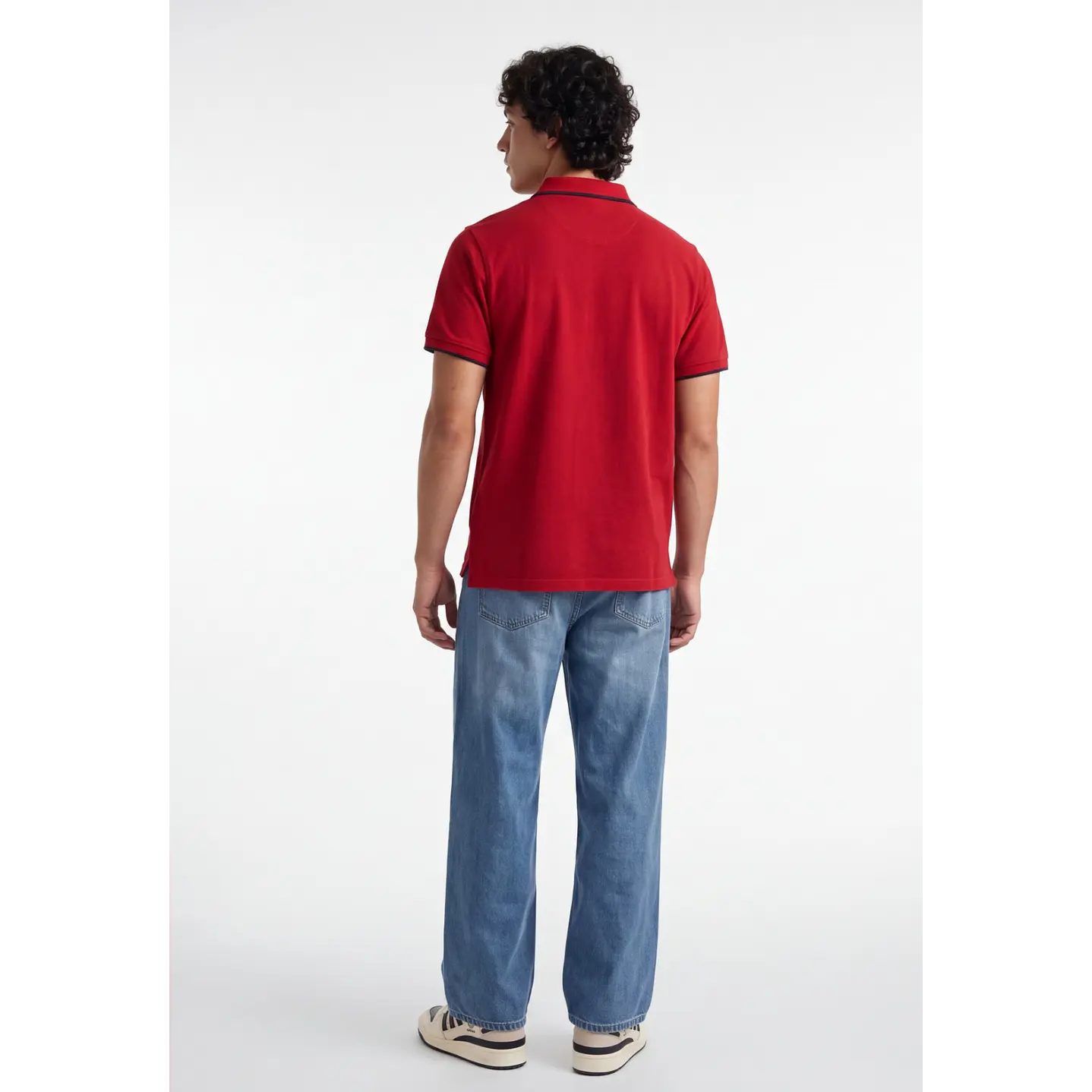 Polera City Hombre Rojo 2