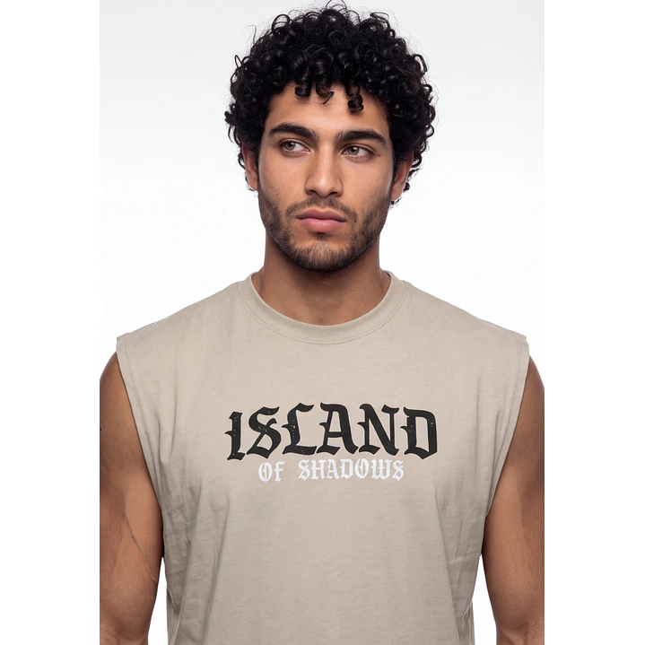 Sudadera Gothic Hombre Beige 4