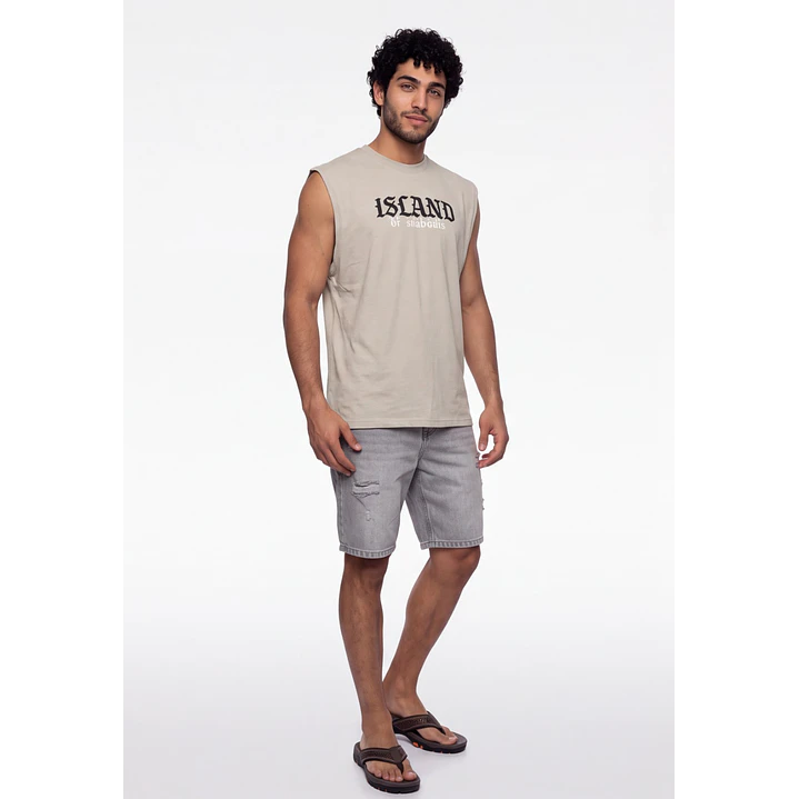 Sudadera Gothic Hombre Beige 3
