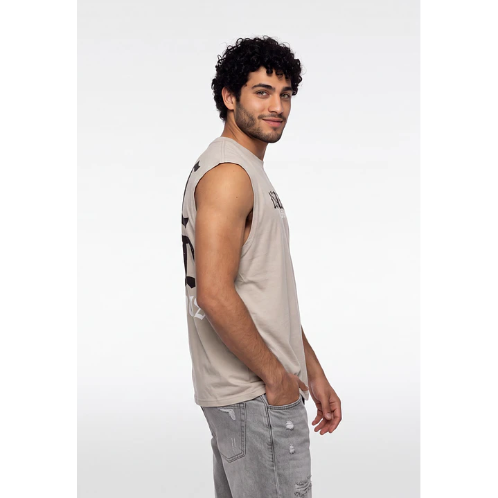 Sudadera Gothic Hombre Beige 2