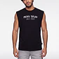 Sudadera Gothic Hombre Sin Manga Negro - Miniatura 2
