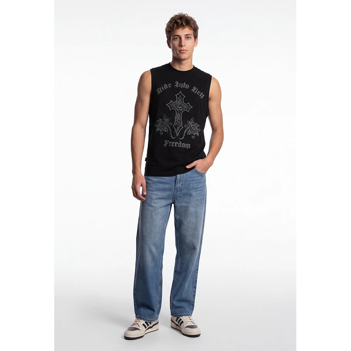 Sudadera Gothic Hombre Negro 3