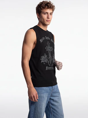 Sudadera Gothic Hombre Negro