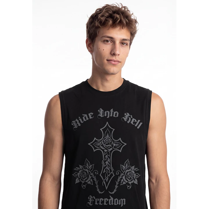 Sudadera Gothic Hombre Negro 4