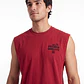 Sudadera Espalda Hombre Rojo - Miniatura 4