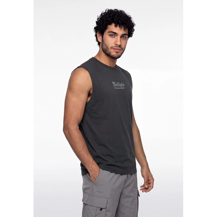 Sudadera Calavera Hombre Gris 2