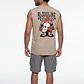 Sudadera Calavera Hombre Beige - Miniatura 1