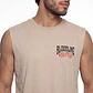 Sudadera Calavera Hombre Beige - Miniatura 4