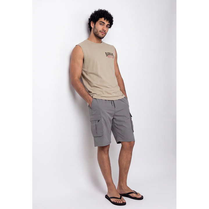 Sudadera Calavera Hombre Beige 3