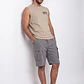 Sudadera Calavera Hombre Beige - Miniatura 3