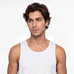Sudadera Long Letras 3D Hombre Blanco - Miniatura 4