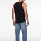 Sudadera Long Letras 3D Hombre Negro - Miniatura 2