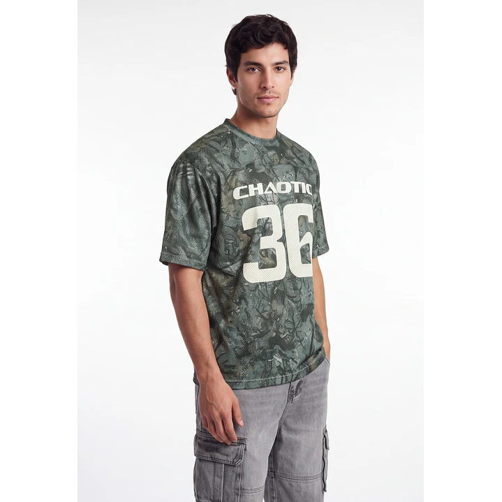 Polera Camuflado Hombre Verde 1