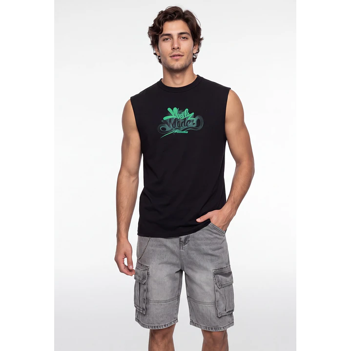 Sudadera Grafitti Hombre Negro 2