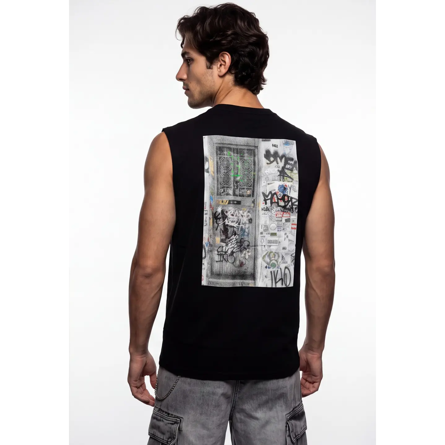 Sudadera Grafitti Hombre Negro 1