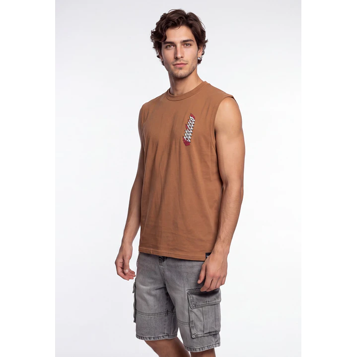 Sudadera Grafitti Hombre Mostaza 4