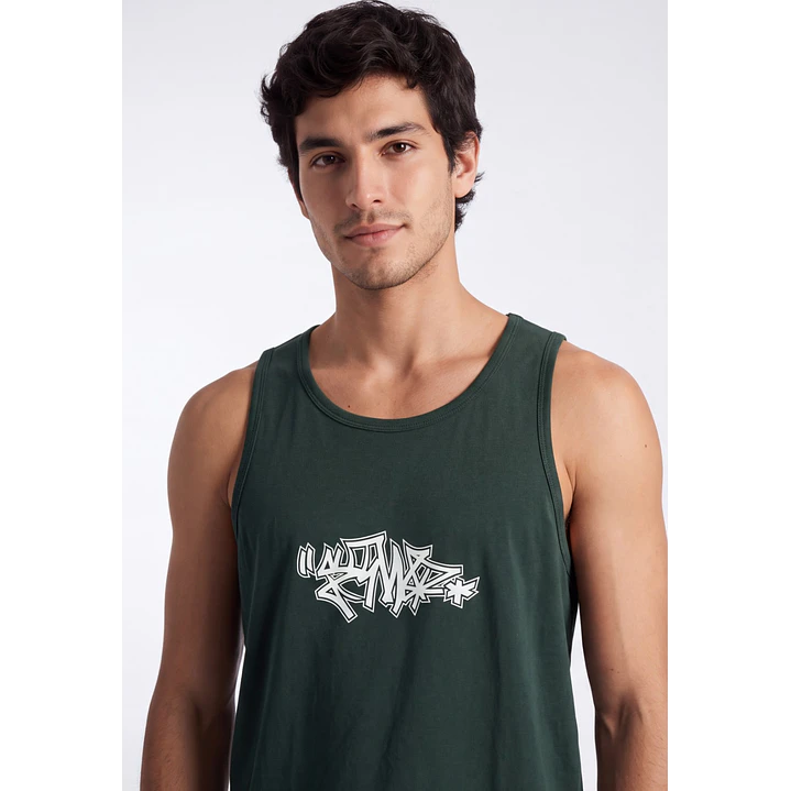 Sudadera Grafitti Hombre Verde 4