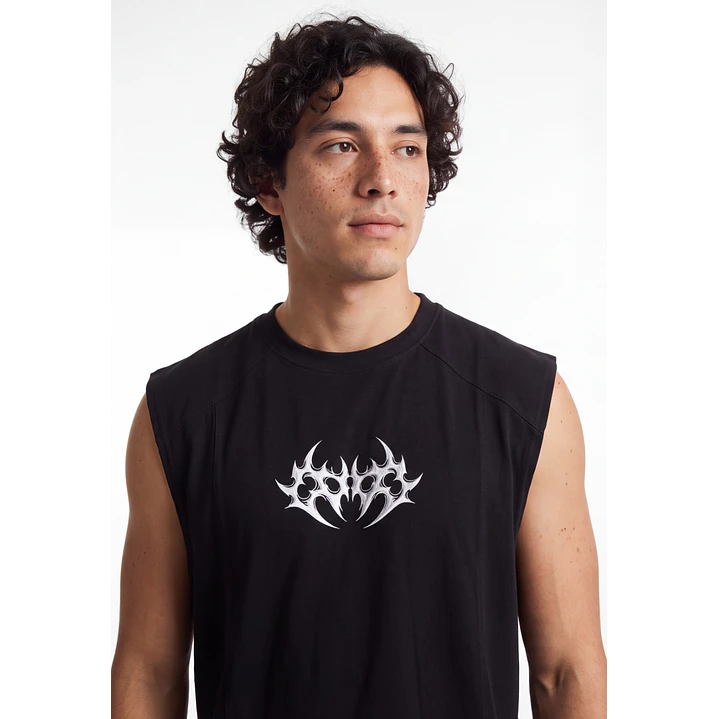 Sudadera Moda Boxy Fit Hombre Negro 4