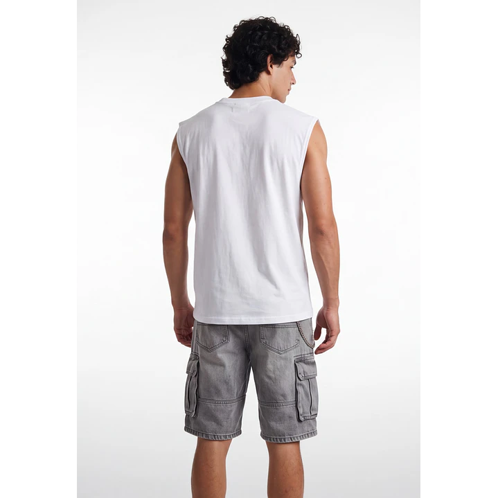 Sudadera Moda Boxy Fit Hombre Blanco 2