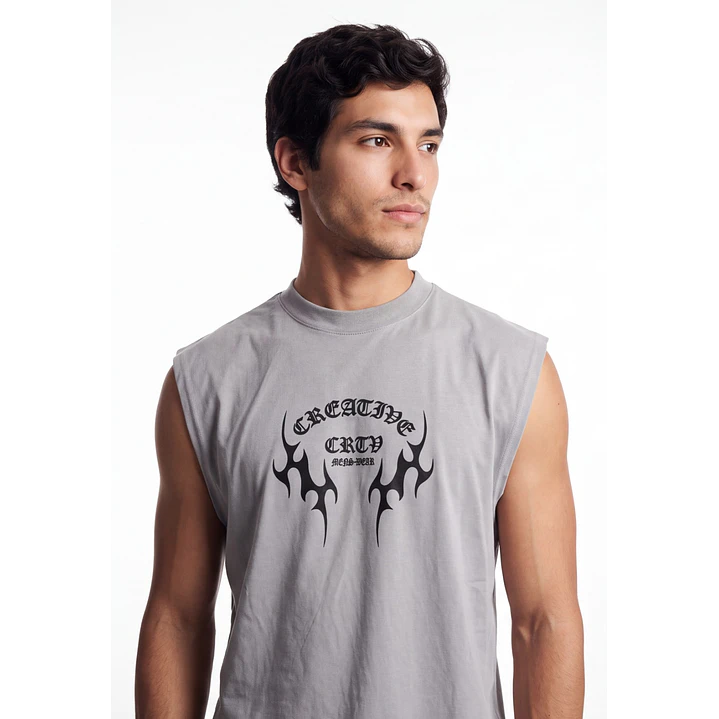 Sudadera Death Metal Hombre Gris 4
