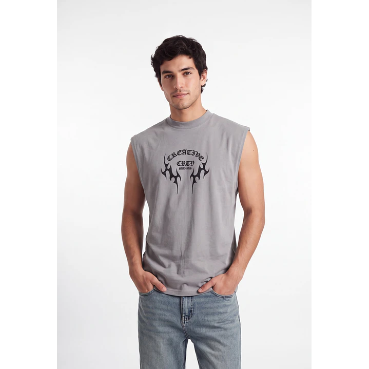 Sudadera Death Metal Hombre Gris 2