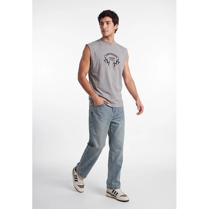 Sudadera Death Metal Hombre Gris 3