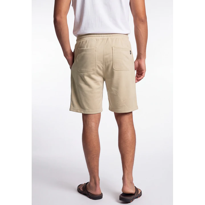 Bermuda Bordado Hombre Beige 2