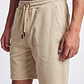 Bermuda Bordado Hombre Beige - Miniatura 4
