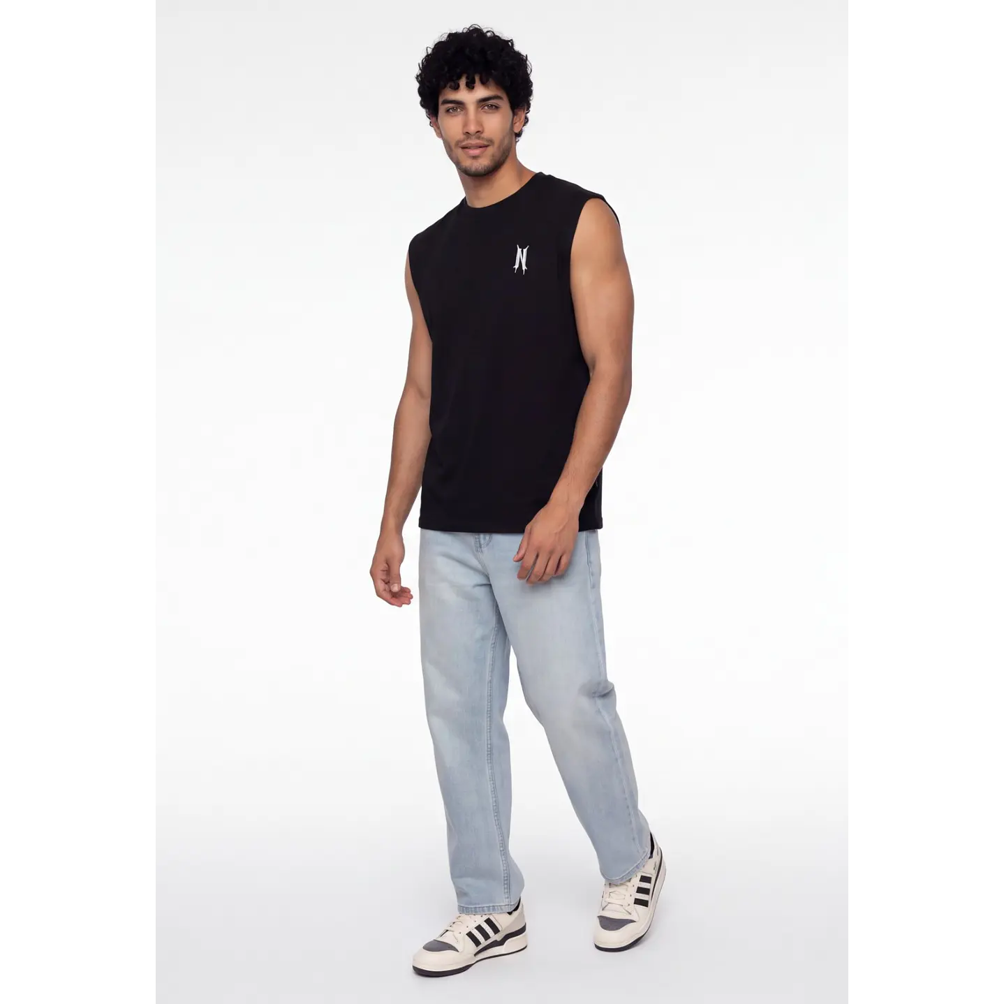 Sudadera Death Metal Hombre Sin Manga Negro 3