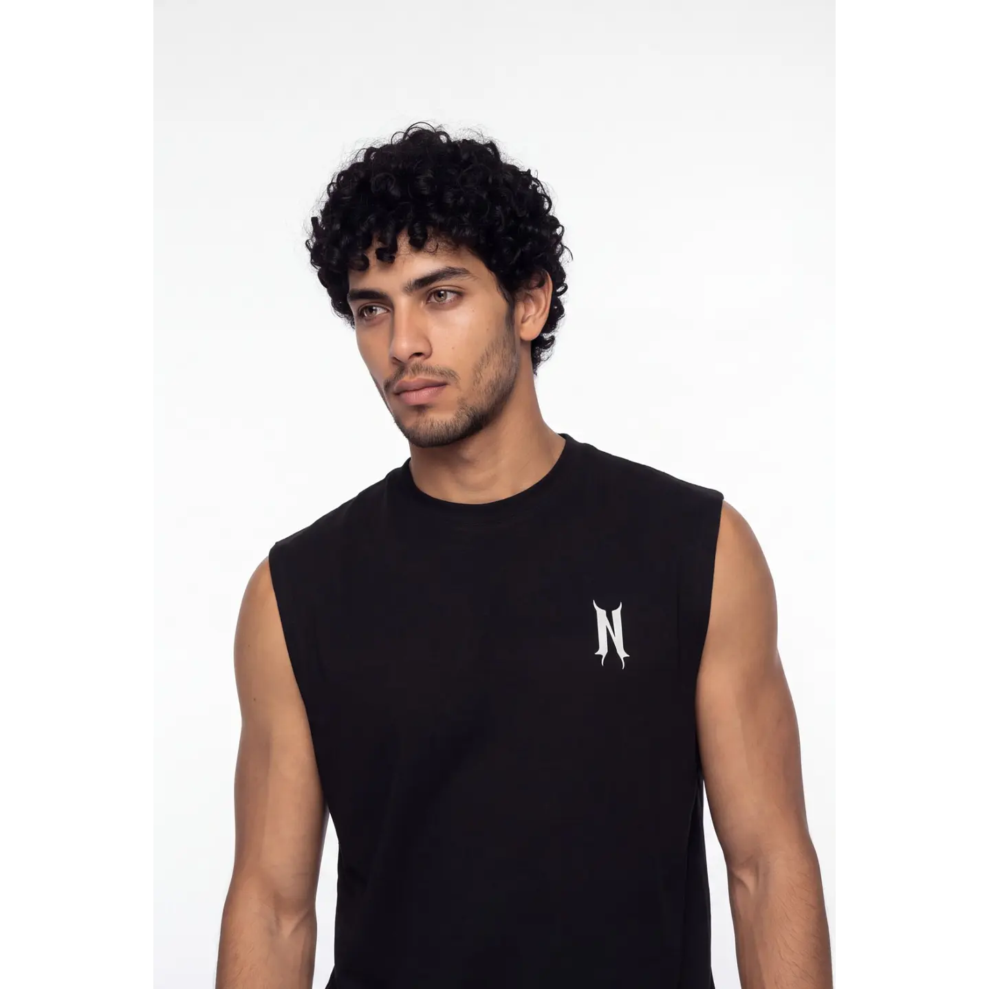 Sudadera Death Metal Hombre Sin Manga Negro 4