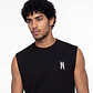 Sudadera Death Metal Hombre Sin Manga Negro - Miniatura 4