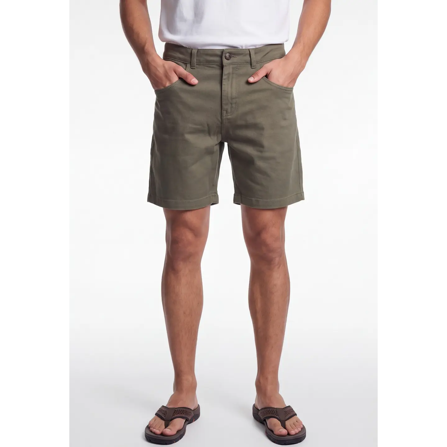 Bermuda Hombre Kaki 1