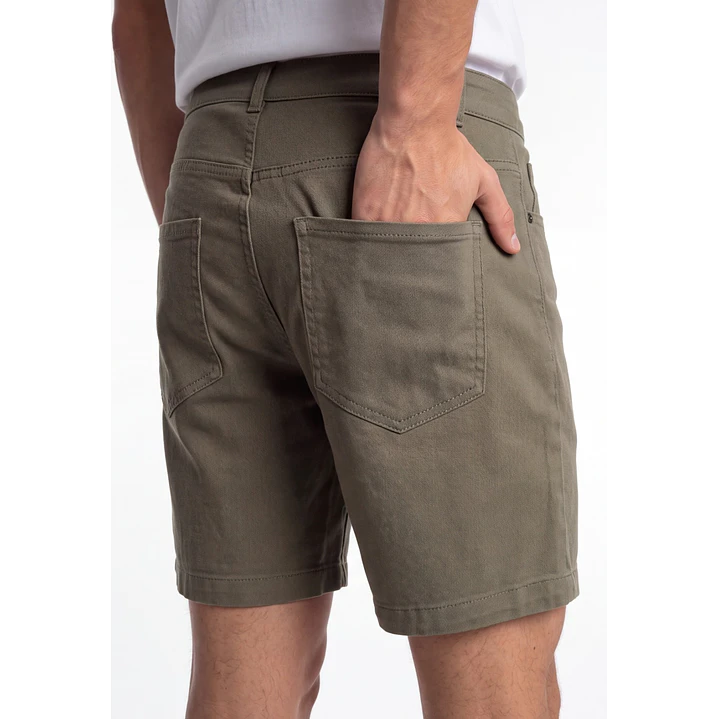 Bermuda Hombre Kaki 4