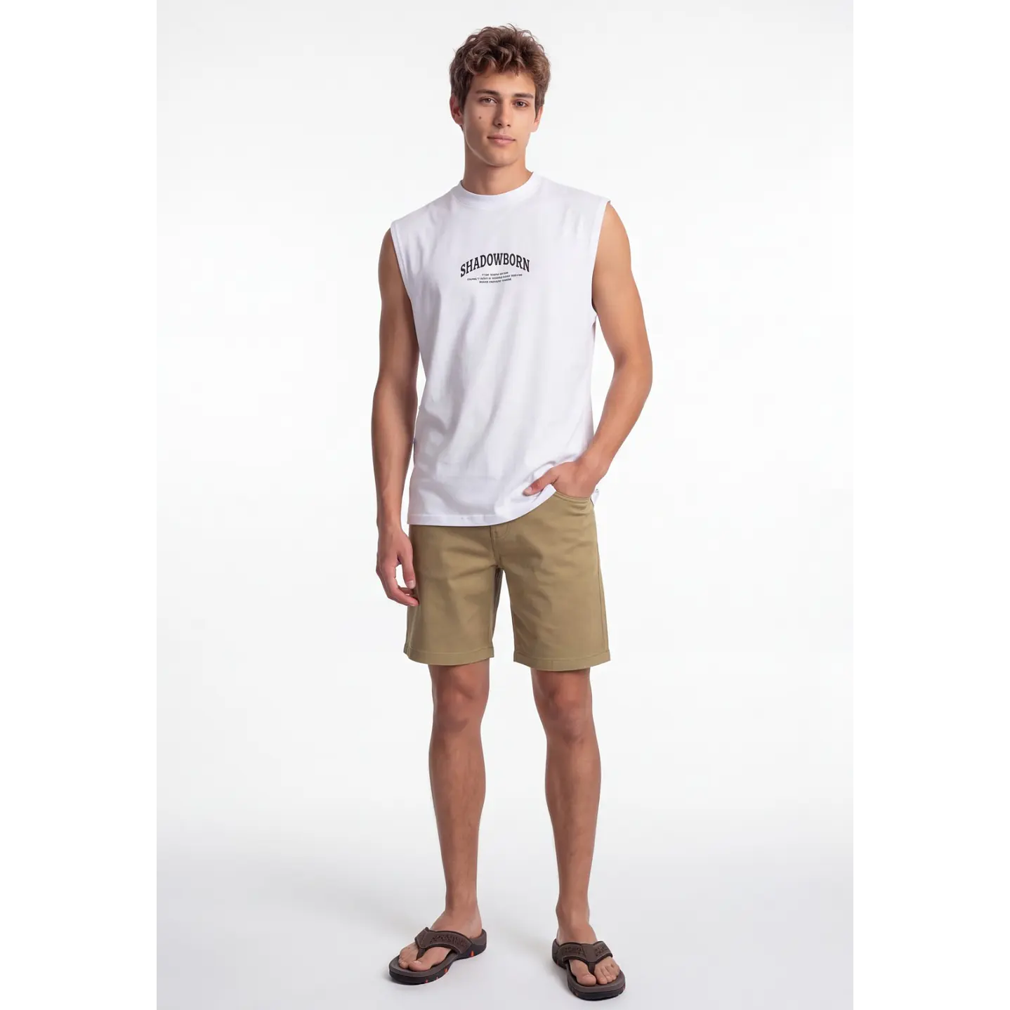 Bermuda Hombre Beige 3