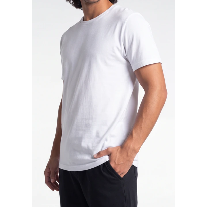 Bermuda Franela Hombre Negro 4