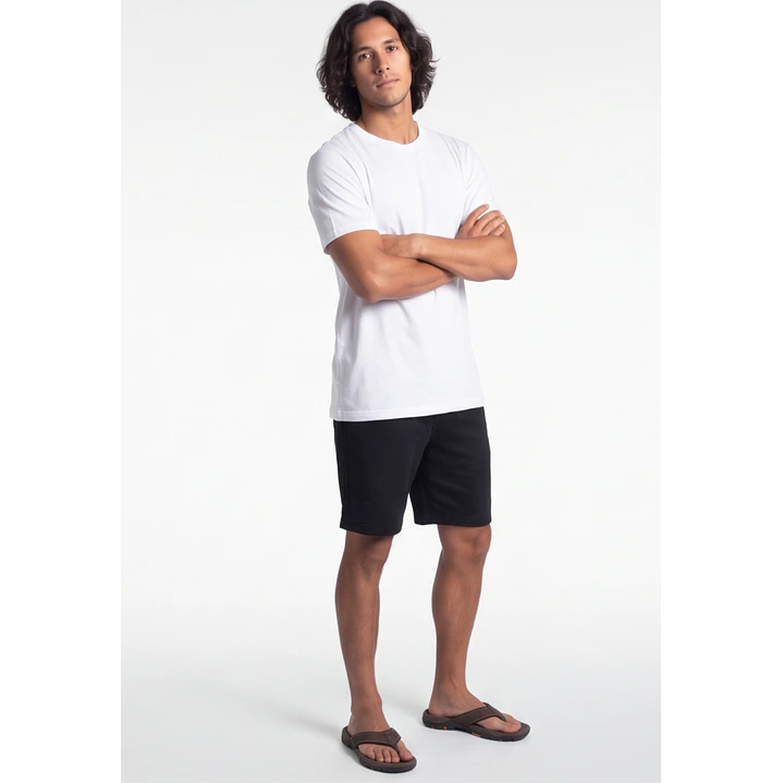 Bermuda Franela Hombre Negro 3