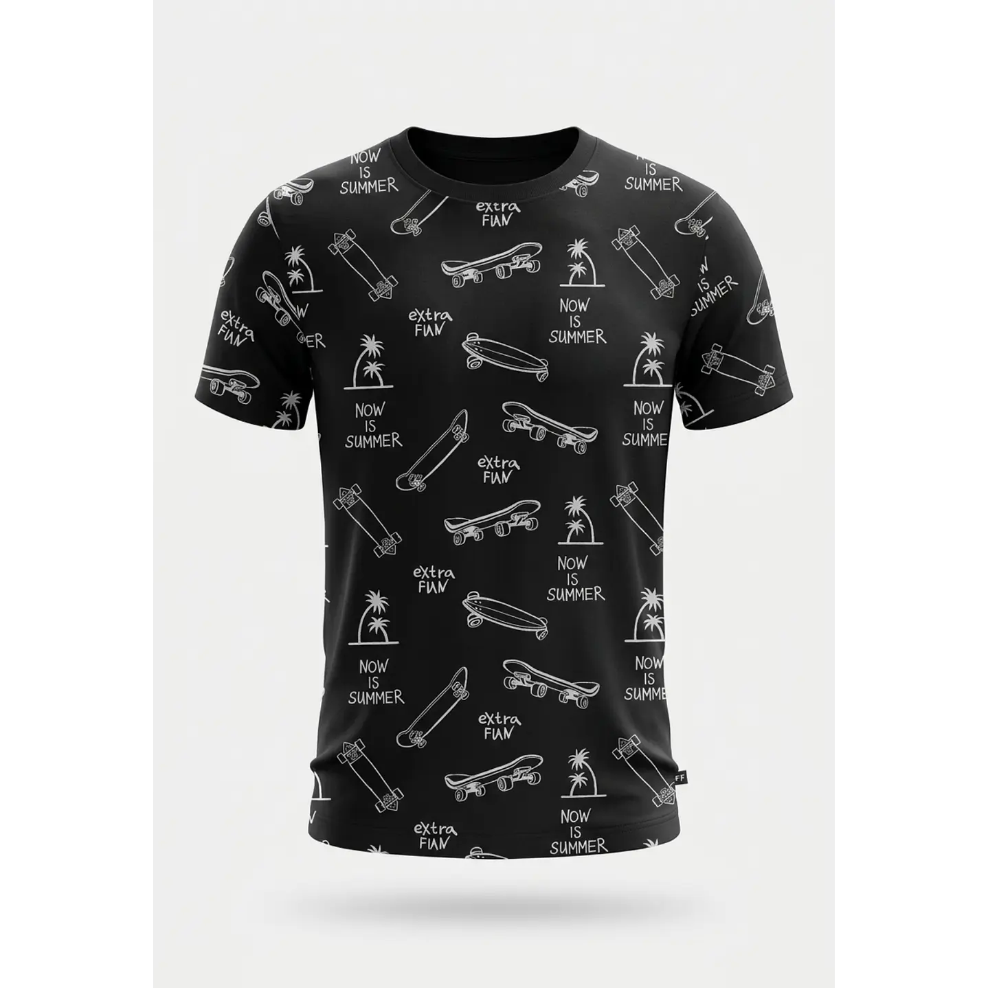 Polera Calavera Niño Negro 1