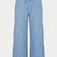 Jeans Tencel Wide Leg Mujer Celeste - Miniatura 1