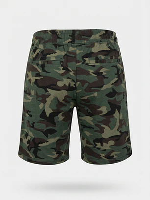 Bermuda Denim Camuflado Lolo Verde