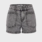 Short Denim Cuadros Lola Gris - Miniatura 1