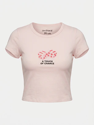 Polera Dados Lola Rosado