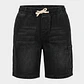 Bermuda Denim Cargo Niño Negro - Miniatura 1