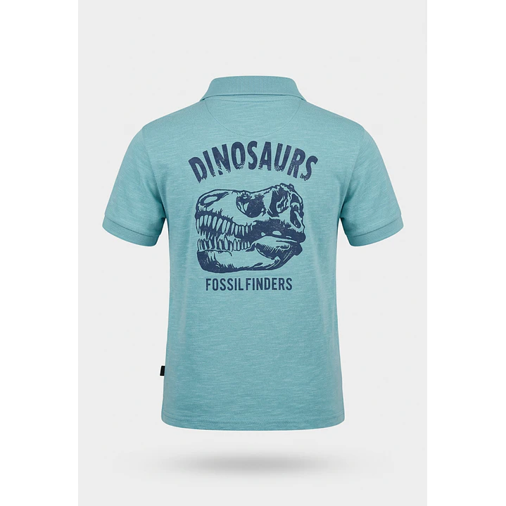 Polera Dino Niño Verde 2